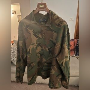 Polo by Ralph Lauren half zip camouflage sweater